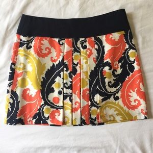 Milly Paisley Print Mini Skirt